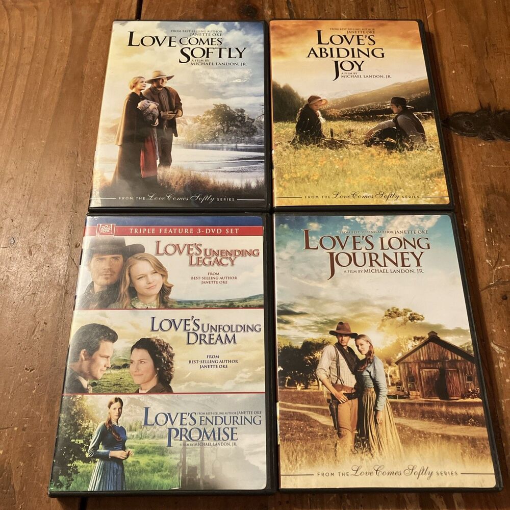Lot of 6 Love Comes Softly Series DVD Michael Landon Jr, Janette Oke